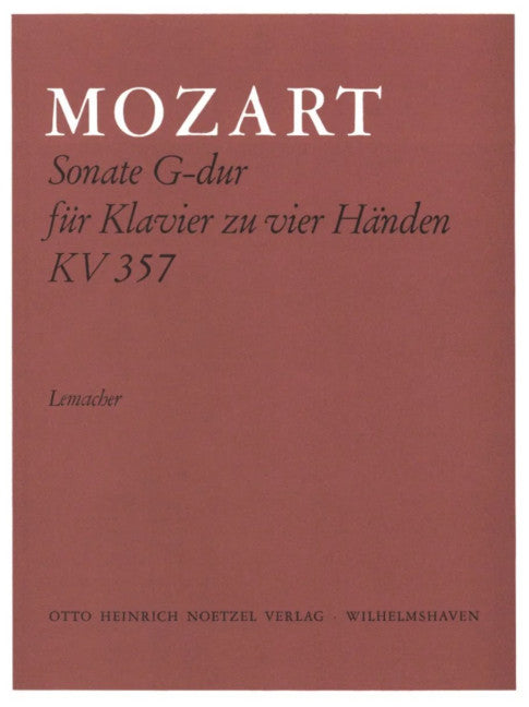 Sonate G-Dur KV357