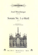 Sonate Nr. 1 c-moll = Organ Sonata no. 1 in C minor, op. 27
