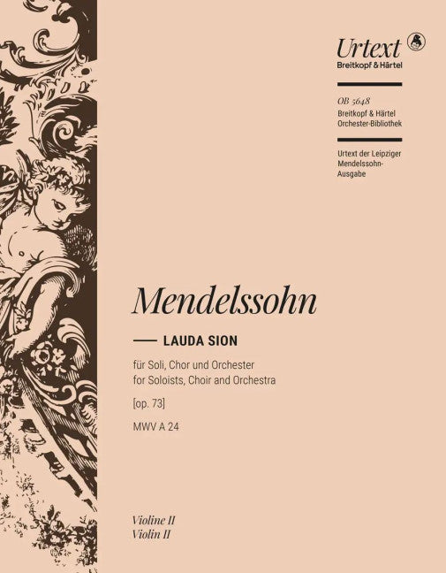 Lauda Sion op. 73 MWV A 24 (Violin 2 part)
