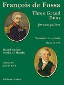 Three Grand Duos for Two Guitars, Vol. 2 - Duos Iv-V-Vi