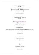 Missa pro Defunctis [Requiem 1583 a 4 voc.] (SATB) / Victoria (Mapa Mundi)