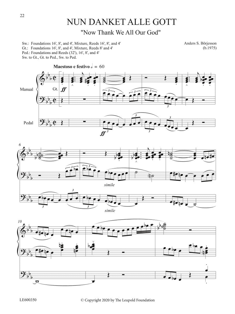 Chorale Treatments for Organ, Vol. 4: Reformation, All Saints, Thanksgiving, Christ the King