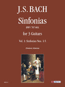 Sinfonias Nos. 1-5 BWV 787-801 Vol. 1