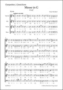 Messe G-Dur = Mass in G major D 167 (Choral score)