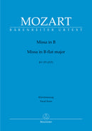 Missa brevis B-flat major K. 275 (272b) （ヴォーカル・スコア） / Mozart (Bärenreiter)