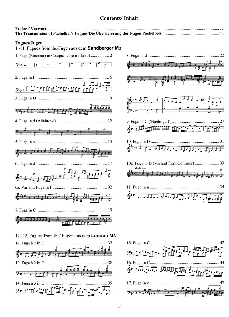 Complete works for keyboard instruments, vol. 2: Fugues