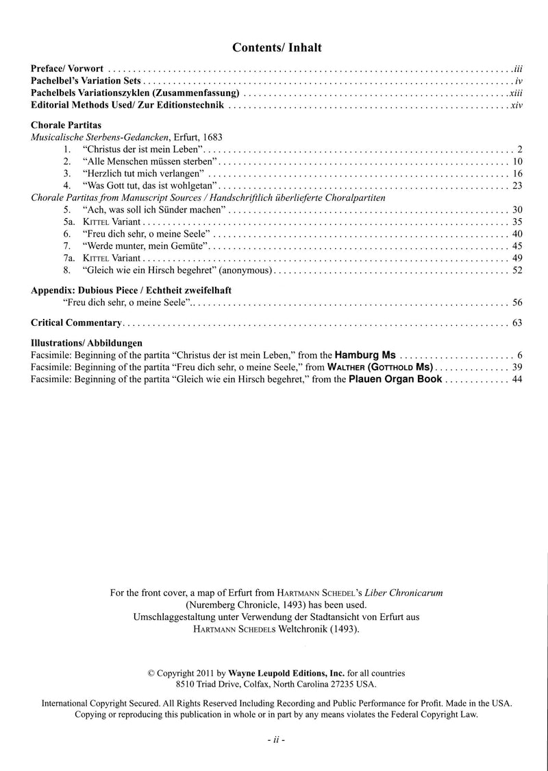 Complete works for keyboard instruments, vol. 7: Chorale partitas