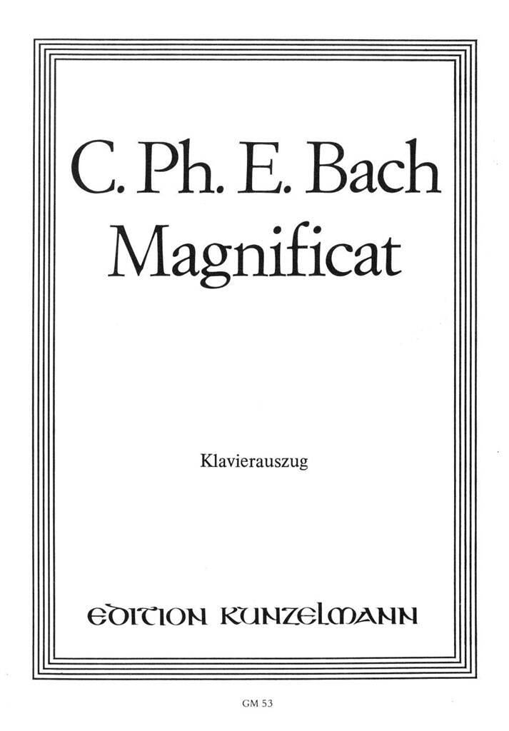 Magnificat（ヴォーカル・スコア）
