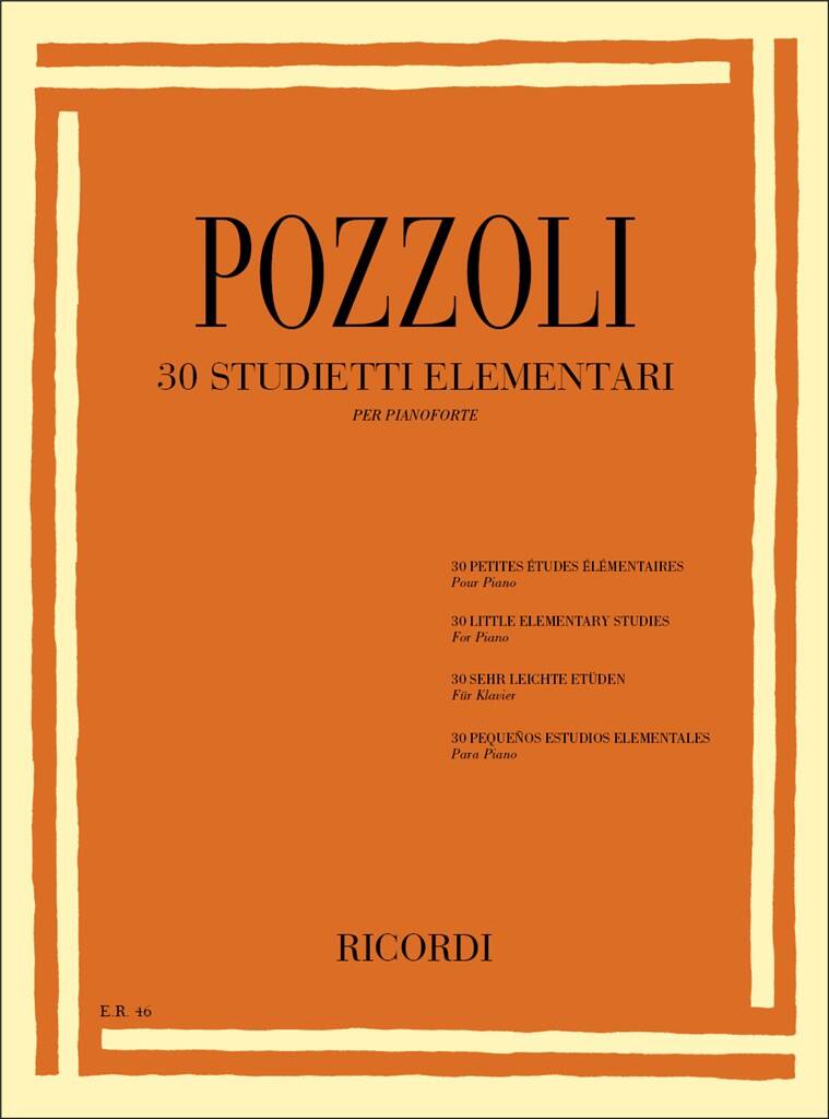 30 Studietti Elementari / Pozzoli (Ricordi)