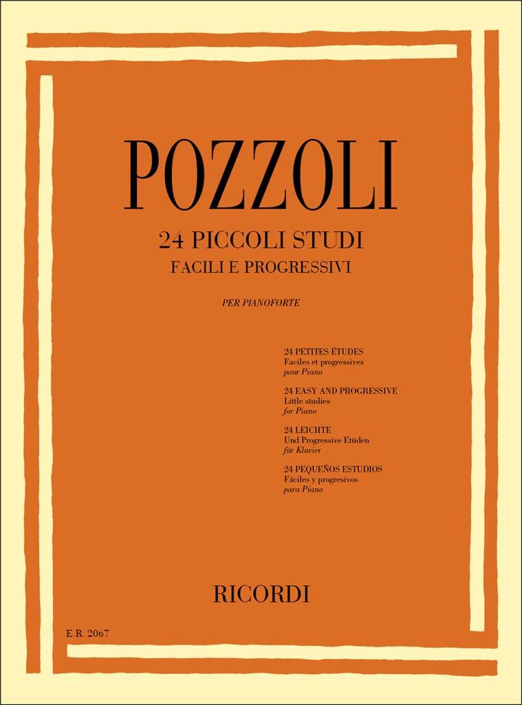 24 Piccoli Studi Facili e Progressivi / Pozzoli (Ricordi)