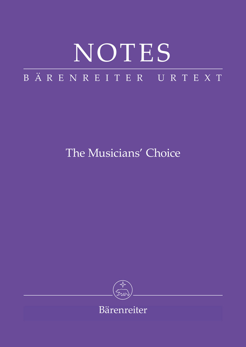 The Musician's Choice ノート (Fauré purple)