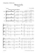 Messe in Es = Mass in E-flat major, D 950 (Choral Score)
