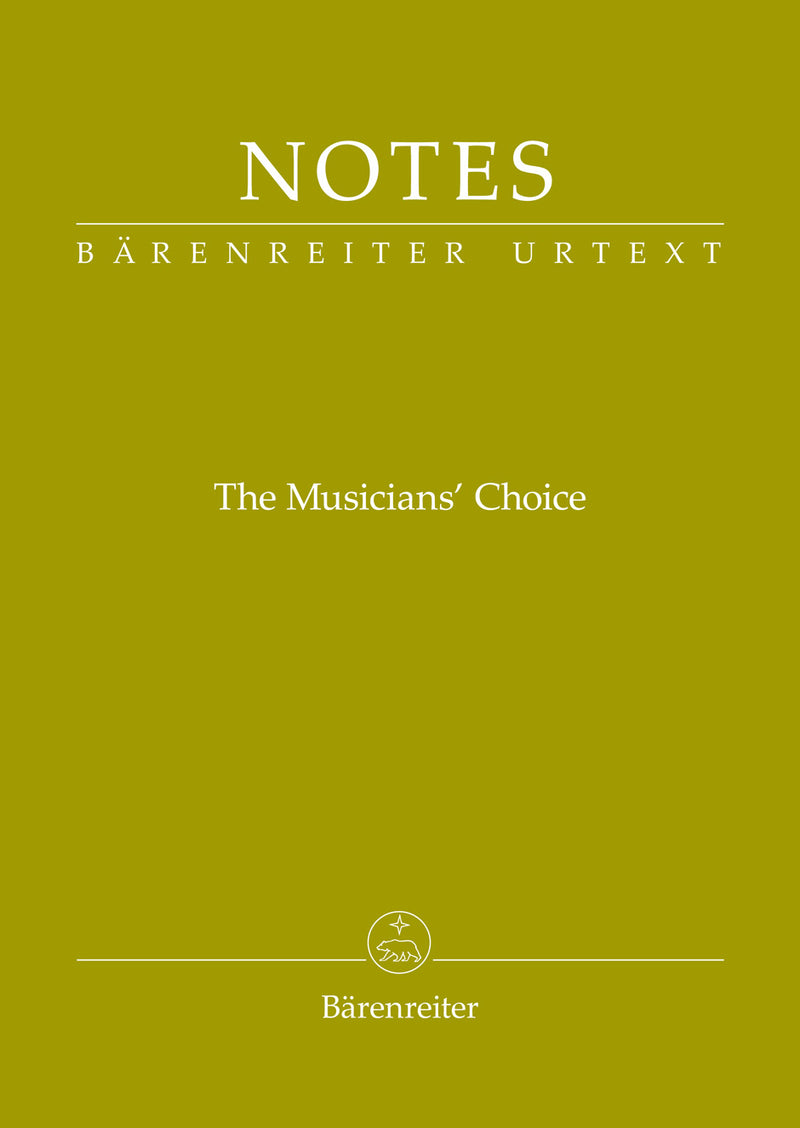 The Musician's Choice ノート (Brahms olive green)