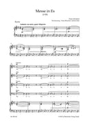 Messe in Es = Mass in E-flat major, D 950（ヴォーカル・スコア） / Schubert (Bärenreiter)