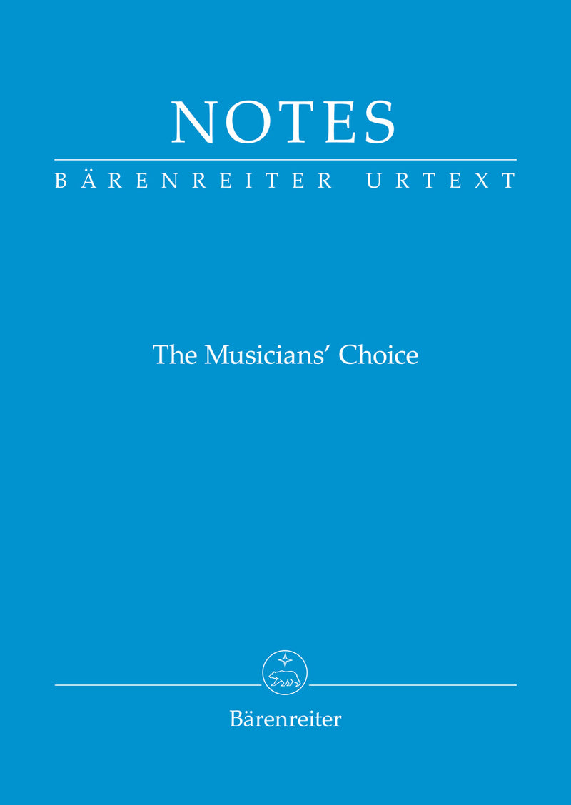 The Musician's Choice ノート (Bach blue)