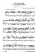 Passions-Musik nach dem Evangelisten Matthäus = Passion Music after the Evangelist Matthew（ヴォーカル・スコア）