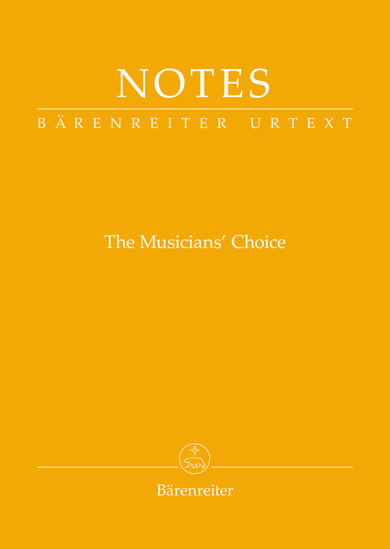 The Musician's Choice ノート (Schubert yellow)