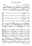 Missa in C-Dur = Mass in C major, K. 220 (196b) "Spatzenmesse" = 雀ミサ（ヴォーカル・スコア）