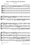 Motetten und Psalmen für vierstimmigen Chor