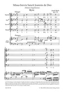 Missa brevis Sancti Joannis de Deo Hob. XXII:7 "Little Organ Mass"（ヴォーカル・スコア）
