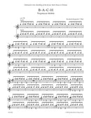 B-A-C-H for two Harpsichords (2016)