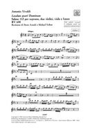 Laudate Pueri Dominum, RV 600 (Set of parts)