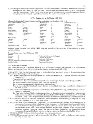 Historical organ techniques and repertoire, Vol. 11: The Netherlands 1575-1700