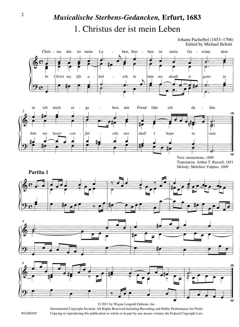 Complete works for keyboard instruments, vol. 7: Chorale partitas