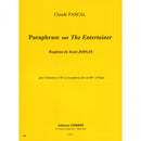 Paraphrase sur "The Entertainer" de S. Joplin