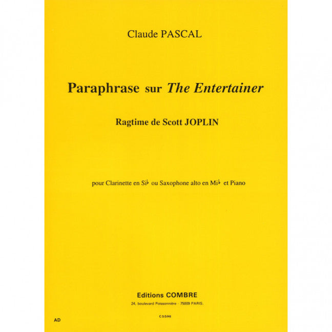Paraphrase sur "The Entertainer" de S. Joplin