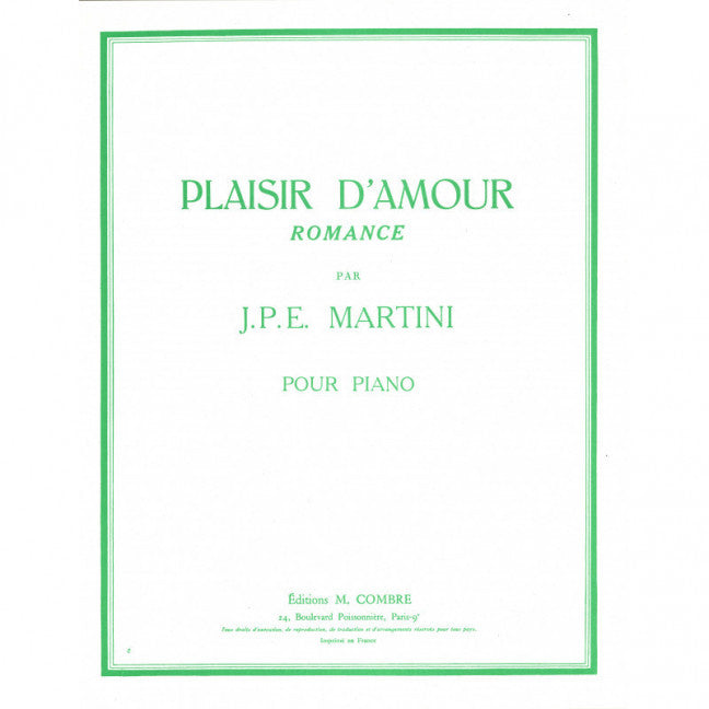 Plaisir d'amour (romance)