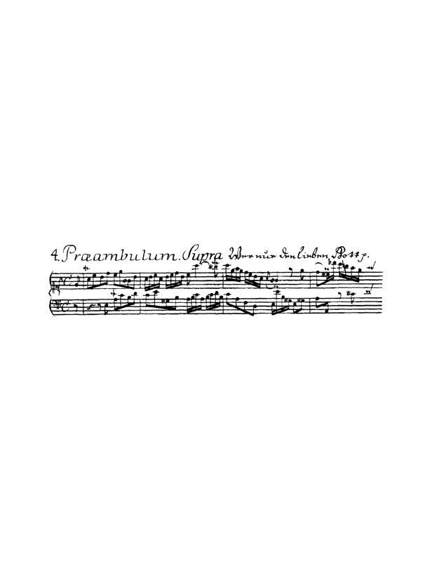 Clavier-Übung Ie partie, c. 1744: Préludes et chorals pour orgue