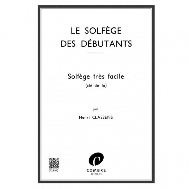 Solfège des débutants - clé de fa