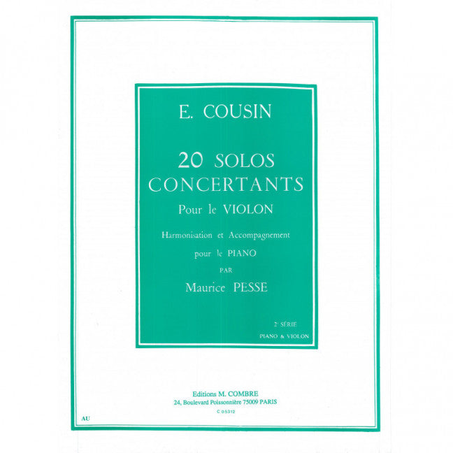 20 Solos concertants: série n°2 (11 à 20)