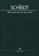 Allein nach dir, Herr Jesu Christ (Score)