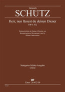 Herr, nun lässest du deinen Diener, SWV 432 (Score)