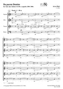 Da pacem Domine (SATB)