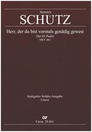 Herr, der du bist vormals genädig gewest, SWV 461 (Score)