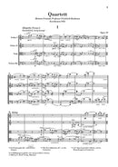 弦楽四重奏曲第3番 op. 19 = Streichquartett Nr. 3（ポケット・スコア）