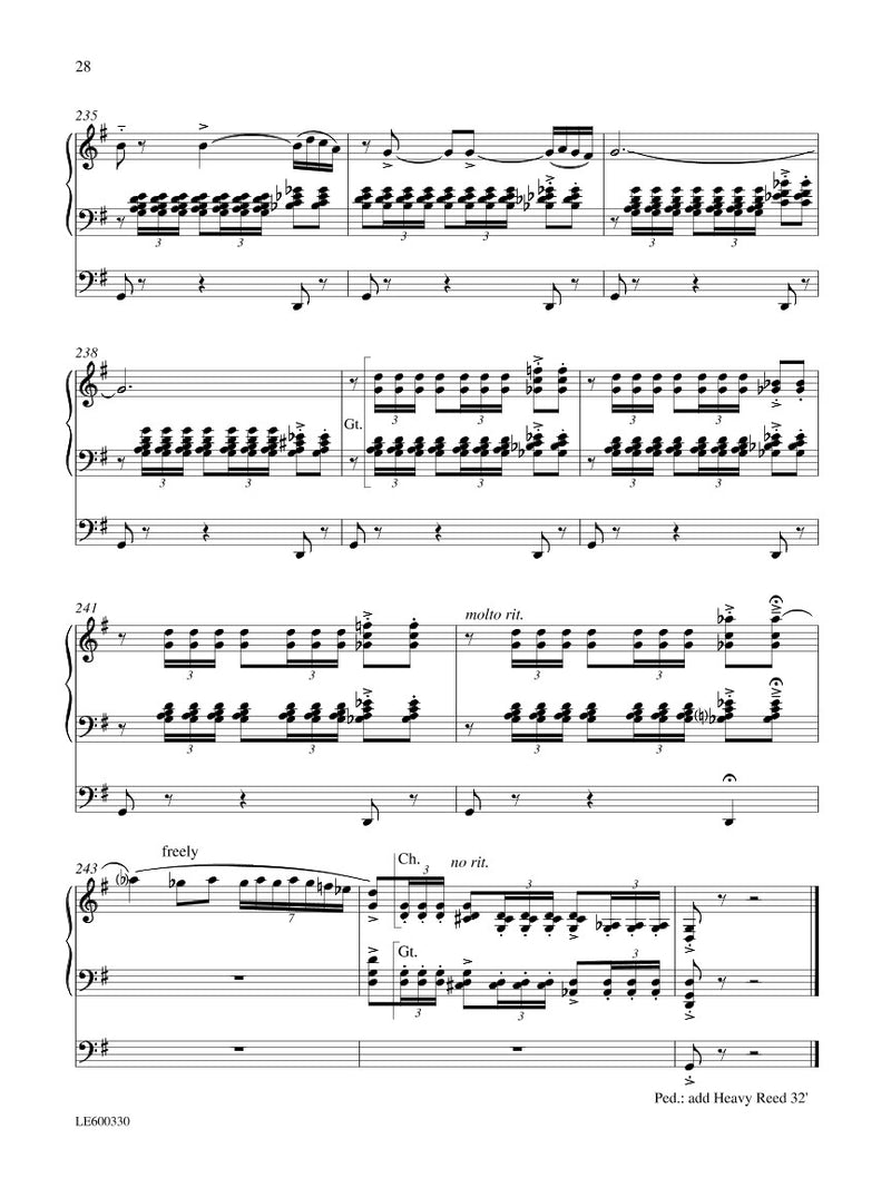 Triptych on "Guide Me, O My Great Redeemer" for Organ and Snare Drum