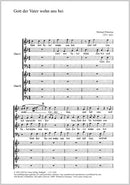 Gott, der Vater, wohn uns bei (SATB/SATB)