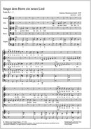Singet dem Herrn ein neues Lied (SATB)
