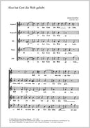 Also hat Gott die Welt geliebt