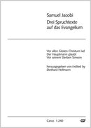 Drei Spruchtexte auf das Evangelium