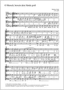 O Mensch, bewein dein Sünde groß