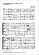 Geht hin und saget Johannes wieder