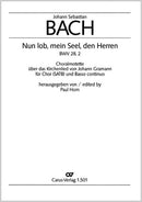 Nun lob, mein Seel, den Herren, BWV 28, 2 (Score)