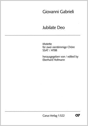 Jubilate Deo omnis terra, C 16