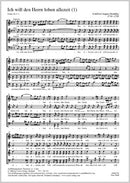 Ich will den Herrn loben allezeit (1), HoWV V.17 [SATB a capella]