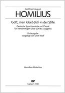 Gott, man lobet dich in der Stille, HoWV V.41